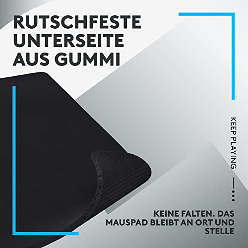 Logitech G G740 Großes 5 mm Dickes Gaming-Mauspad, optimiert für Gaming-Sensoren, mäßige Oberflächenreibung, rutschfeste Mausmatte… – Ansicht 5