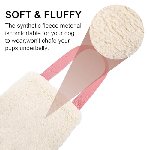 Harnais levage chien arthrose soulager pattes arrière rose L - 4