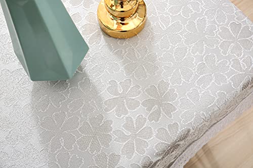 Bettop Square Tablecloth,Nightstand Tablecloth,Side Table Cover,Table Cloth For Bedside Table/ Nightstand/Night Table/Tea Table/End Table/Dressers,Table Dustcover Doilies For Furniture (Grey) #TOP3