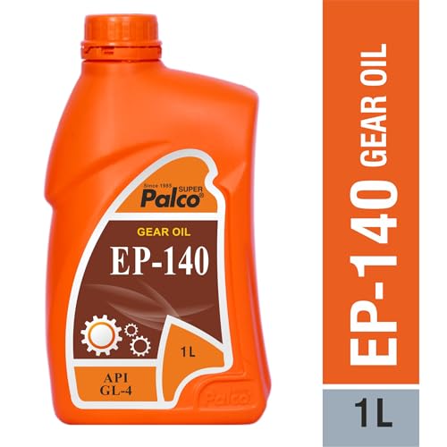 Image of PALCO EP 140 Extreme Pressure Gear Oil 1 Litre (Pack 1) | API GL 4 Gear Oil for Cars, Bus & Other Heavy Vehicle High Performance Heavy-Duty for Smooth Transmissions, Superior Protection