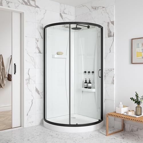 OVE Decors Breeze 34-Inch Corner Shower Door