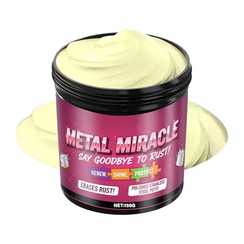 Aluminum Cleaner ? 150g Oxidation Removal Balm, Stainless Steel Stain Remover With Sponge, Heavy Duty Polishing Paste | For Copp