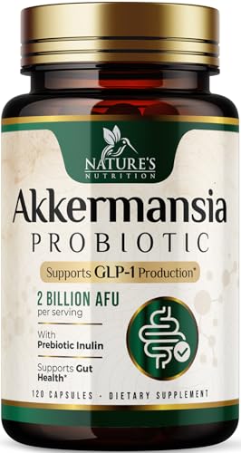 Nature's Nutrition Akkermansia Probiotic 2 Billion AFU