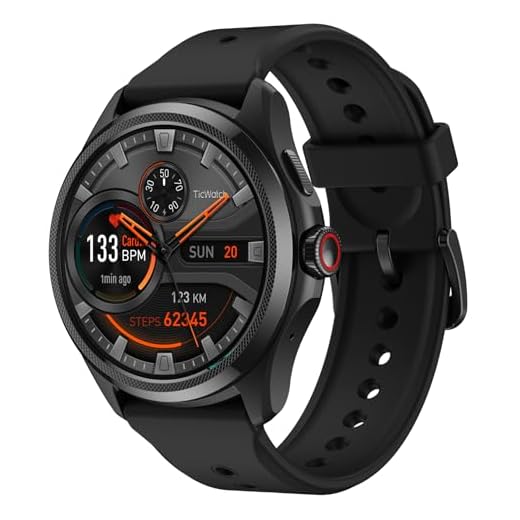 Ticwatch Reloj Inteligente Pro 5 Android Snapdragon W5+ Gen 1 Wear OS - hasta 80 Horas de Autonomía - Monitorización de Salud y Fitness - Resistencia al Agua 5 ATM - No Compatible con iPhone