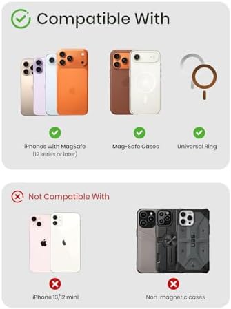 Nepagz for MagSafe Wallet,Magnetic Card Holder,Vegan Leather,RFID Blocking — view 6