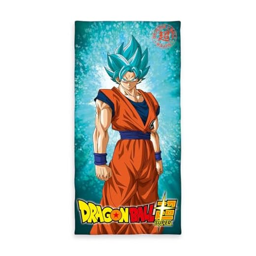 Herding DRAGONBALL SUPER Badetuch, 150 x 75 cm, Baumwolle, Mehrfarbig