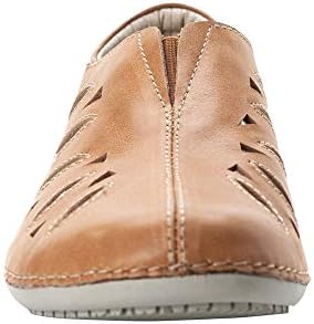 Propét Womens Cami Oxford Flat, Oyster, 7 X-Wide US | Image 2