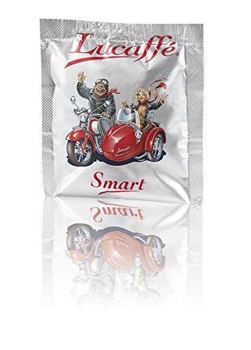 LUCAFFÉ SMART GOURMET Descafeinado, 100 bolsitas de café 100% Arábica, compatible con Ø35 mm SOLO con cafeteras Smart de…