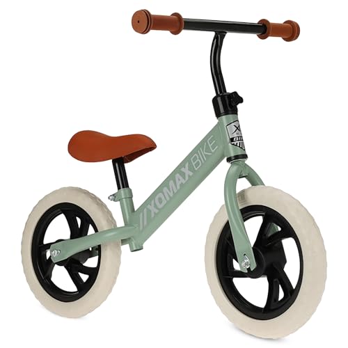 Spetebo Kinder Laufrad 12 Zoll ab 1 Jahr h&ouml;henverstellbar - Mint gr&uuml;n - Lauflernrad Sattel und Lenker verstellbar - Kinderrad Balance Bike Fahrrad bis 5 Jahre mit pannensicheren Leichtlauf R&auml;dern