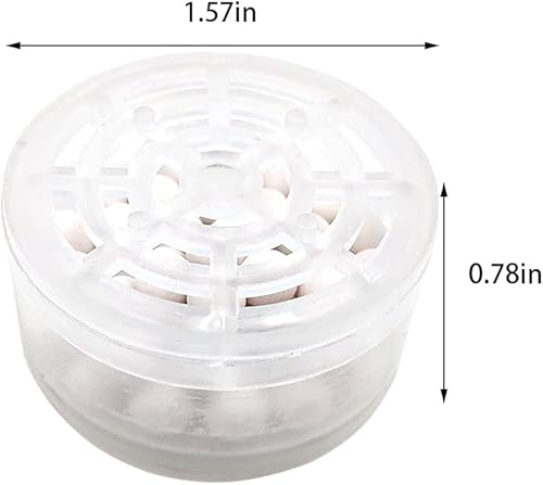 Miniatura 2 de 2 cartuchos de filtro de repuesto para cabezal de ducha, filtro de ducha de cloro y fluoruro y reduce los sólidos disueltos, filtro de agua dura