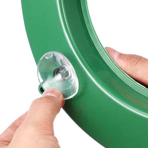 Bague en mousse florale verte YARNOW 30cm avec ventouses pour table