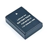 QUMOX Nueva Bateria Decodificada EN-EL14 ENEL14 para Nikon P7000 P7100 D3100 D3200 D3300 D5100 D5200 DF D5300 D5500 D5600 D700 D7100 D7200 D7700