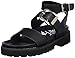 Buffalo Damen Jimena Plateausandalen, Schwarz (Black 001), 40 EU