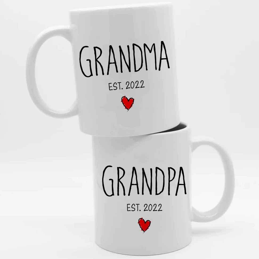 Up To 50% OFF New Grandparents 2022 Pregnancy Announcement Coffee Mug Gift for Grandma & Grandpa To Be, Baby Showers Grandmother Grandfather Gifts, Set of 2 Shot Mugs One-Day Sale: Up to 80% Off New Grandparents 2022 Pregnancy Announcement Coffee Mug Gift for Grandma & Grandpa To Be, Baby Showers Grandmother Grandfather Gifts, Set of 2 Shot Mugs