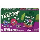 Tree Top Applesauce Pouches (3.2 Ounce (Pack of 12), Mixed Berry)