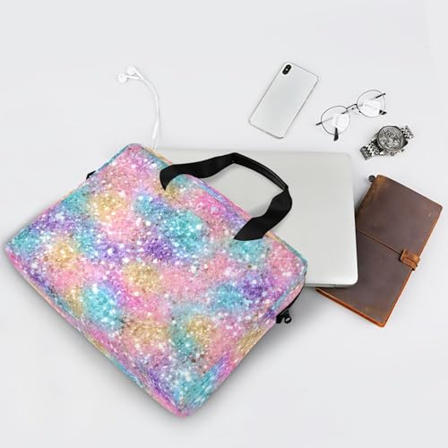 Maletín para portátil con lentejuelas coloridas 13-15.6 pulg miniatura 7