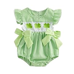 C Embroidery Clover Green