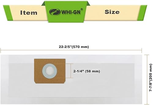 Miniatura 4 de Paquete de 9 bolsas de polvo VFDB de repuesto para bolsas de 4 galones, compatibles con modelos Vac Master Wet/Dry # VF408 VF410P VF408B