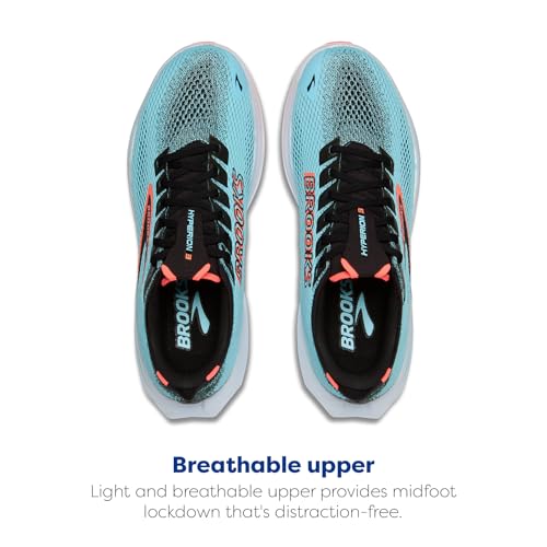 Brooks Brooks Men’s Hyperion 3 Neutral Running Shoe - Atomizer/Black/Pink Clay - 9.5 Medium