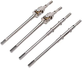 RC Car Drive Axle Set,RC Front Rear Drive Shaft Spare Parts for Axial SCX10 II 90046 90047 1/10 RC Car