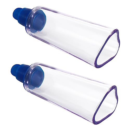 SKISUNO 2pcs Ergonomic Design Cupping Device Vacuum Suction Cup Moxibustion Therapy Cans for Facial Body