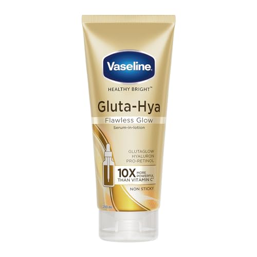 Vaseline Gluta-Hya Flawless Glow Lotion for Face & Body | Gives B...