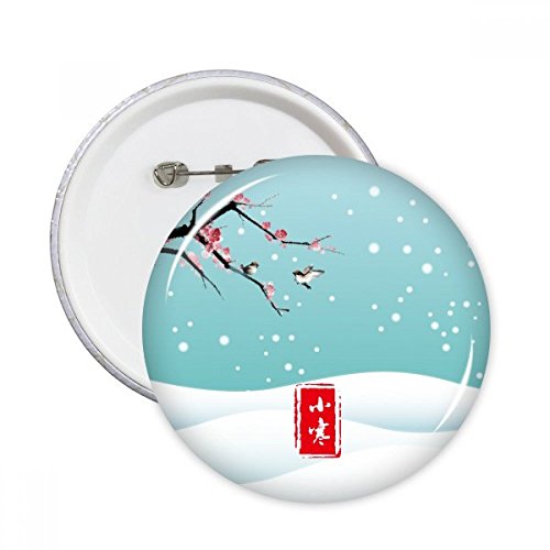 Badge bouton rond thème solaire lot de 5 pièces multicolores XL