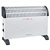Kamberg - Convecteur - Chauffage - Radiateur Électrique - 3 niveaux de puissance avec Thermostat - Chauffage silencieux, rapide à faible consommation - 2000 W - Blanc