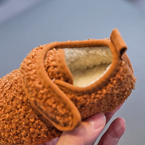 Boys Girls Toddler slippers with Plush Non-slip house slippers for kids,Cozy Kids House Slippers,Toddler Slip-On Shoes for Girls Boys3