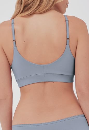 Image of Pact Apparel Smoke Pretty Plunge Bralette L, 1 EA