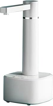 Electric Water Dispenser Pump Tap Water Bottle Pump 3 Gear Smart Automatic Water Dispenser Usb Electric Water with Stand for HomeWhite