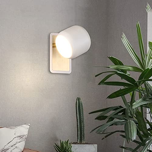 Luz de pared simple LED para lectura en el dormitorio y baños modernos 7