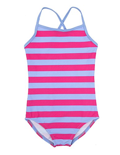 Image of Leveret Kids Baby Girls One Piece Swimsuit UPF 50+ (Size 2 Toddler-6 Years)