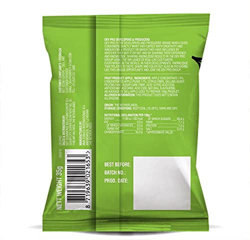 Dev. Pro. Fruitties Gezonde Snacks Fruit Extract - Appel - 12x 35 gram pack - Image 5