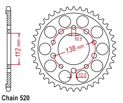 Couronne arrière 520 maintenance kit chaîne YZF R1 41 dents