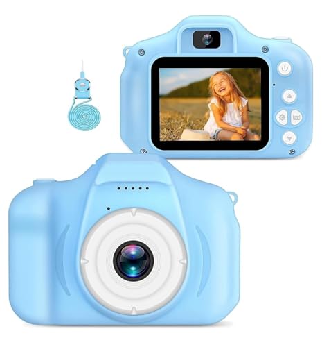 Image of Digital Camera for Kids, 1080P FHD Kids Camera with 44MP Point and Shoot Digital Camera with 16X Zoom, Compact Small Vintage Camera Gifts (CAM17)