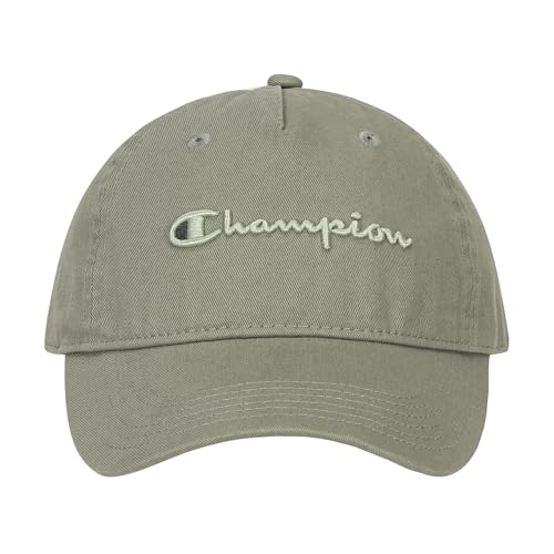 Champion Women's Script Embroidery Adjustable Baseball Cap, Green, One Size