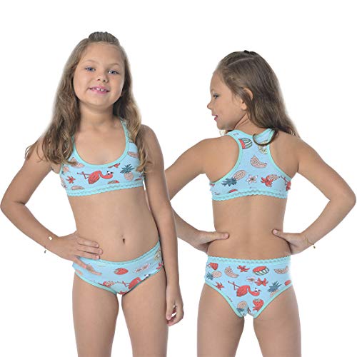 Kit com 5 Conjuntos Algodão Penteado Caçulinha