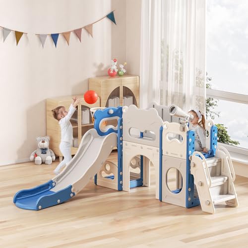 Lischwert Kinderrutsche, Kleinkindrutsche 7 in 1 freistehend mit...