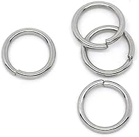 Vista 4 de 500 anillos de acero inoxidable 304, calibre 18 de 0.315 pulgadas (0.039 pulgadas de grosor)