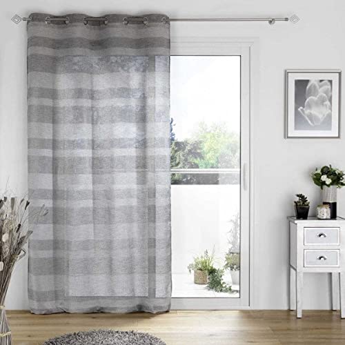 Douceur d'Intérieur Curtain 140 x 280 cm Grey - Image 2