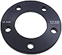 Single 1/2' Wheel Spacers 5x5 fits Jeep Grand Cherokee Commander Wrangler XK JK WK 5x127