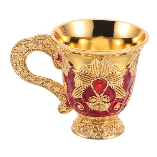 Mipcase Copa De Fiesta Real Cáliz Elegante De Vino Taza De Té Medieval Artesanía
