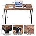 Computer Desk Home Office Laptop Notebook Table Modern Small Study Writing Desk 47.2