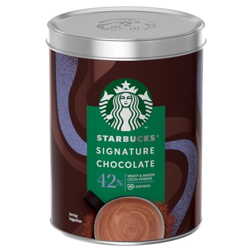 Starbucks Signature Chocolate Hot Chocolate 42 Percent Cocoa Powder Brown 330 g