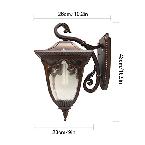 Applique étanche E27 avec diffuseur en verre et structure aluminium de lanterne - 7