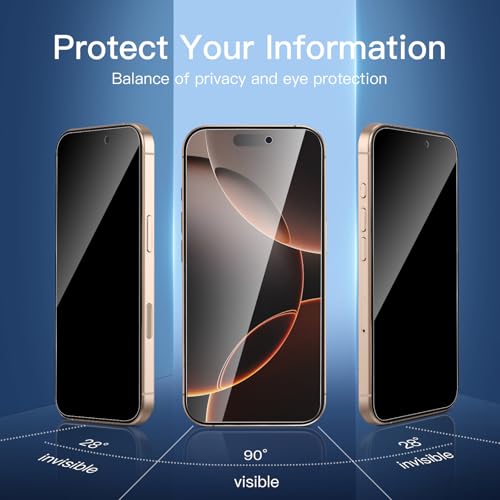 Image of NEW'C for iPhone 17 Pro Max / 16 Pro Max Privacy Screen Protector