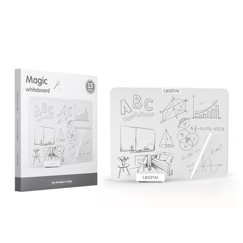 Tableau blanc magique 38,1 cm pour classe et télétravail productif
