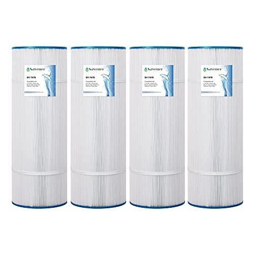 Savener Pcc80-Pak4 Replacement Pool Filter Cartridge Replaces For Pcc80 Darlly 70804 Unicel C-7470 80Sq.ft Ccp320 Pcc80 Filbur Fc-1976 Clean And Clear Plus 320 817-0081 178580 4 Pack #TOP1