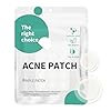 147 Pezzi Patch Brufoli, Invisibili Hydrocolloid Pimple Patch, cerotti brufoli Viso, pimple patches 2 in 1 Giorno e Notte Che, Vegano, Cruelty Free,2 Taglie(10/12mm)